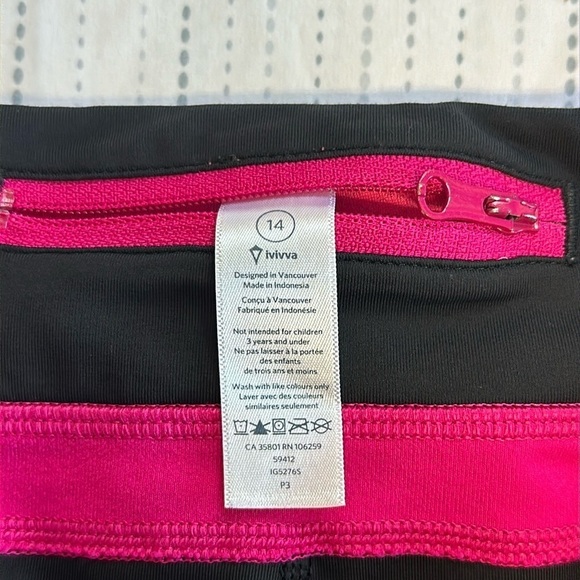 Ivivva - Lululemon -  Leggings. Size 14 - Picture 5 of 6